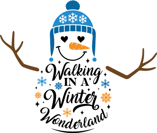 Walking in a Winter Wonderland Free SVG File for Members – Snowman, Christmas hoodie design