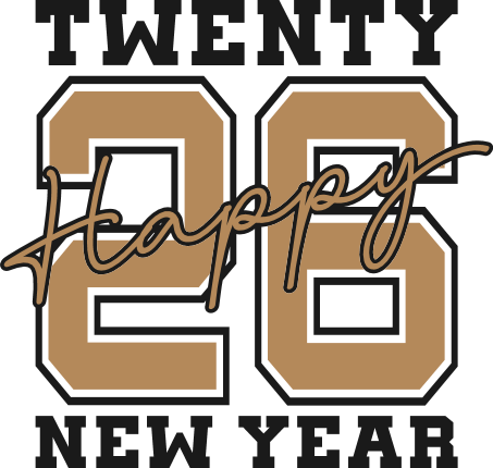 Happy New Year twenty 26 Free SVG File for Members – new year 2026, tshirt design