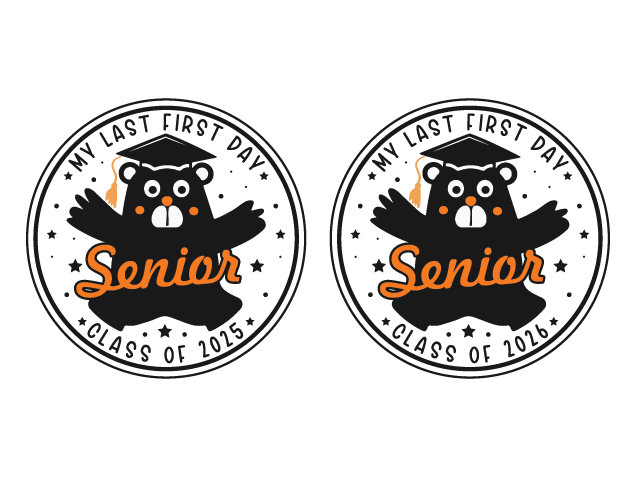 My Last First Day, Senior class of 2025-2026 Free SVG File – graduation hoodie design