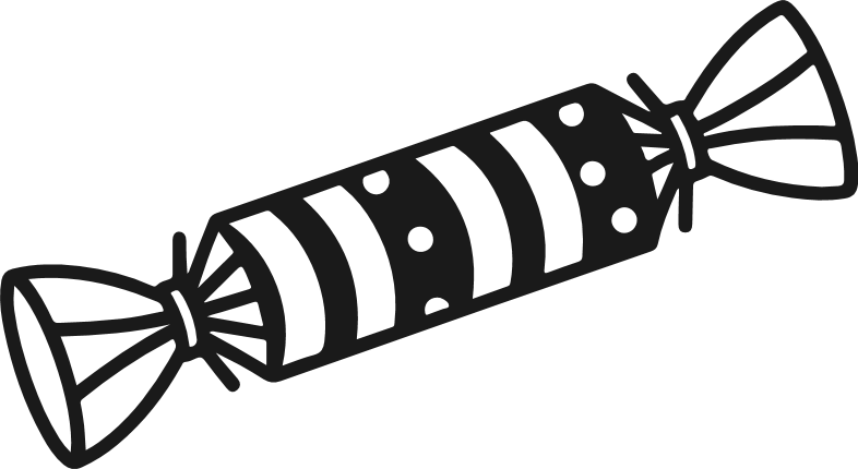 Wrapped Candy Free SVG File – sweets, candy clipart image