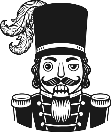 Toy Soldier Nutcracker Free SVG File – Christmas Nutcracker clipart image