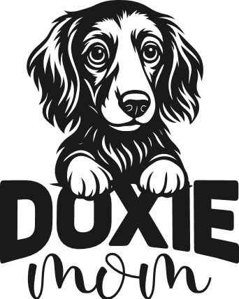 Doxie Mom Free SVG File for Members – dachshund, dog mom tshirt design