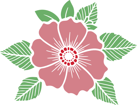 Hibiscus Flower Free SVG File – Tropical Floral Clipart image