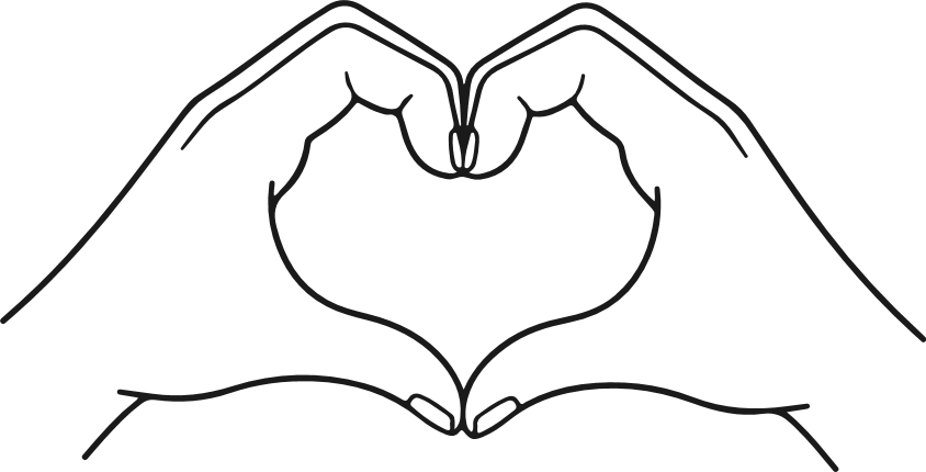 Hands making heart Free SVG File for Members - Valentine's Day svg, heart clipart