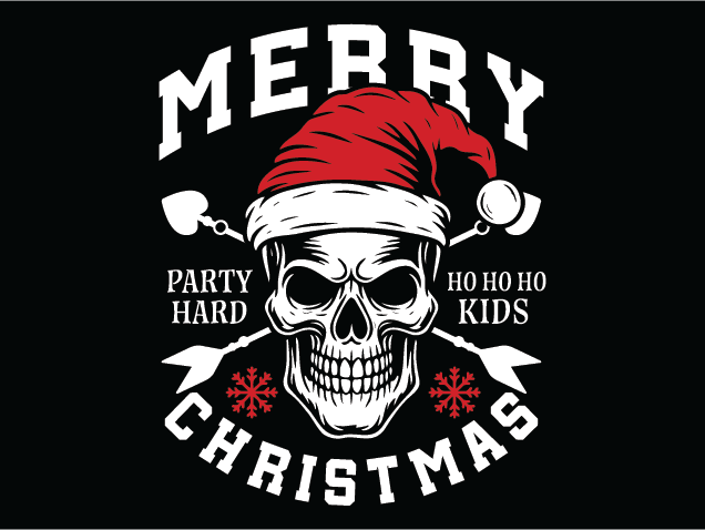 Merry Christmas, party hard, hohoho kids Free SVG File for Members – Christmas sweatshirt design