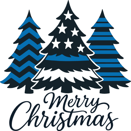 Merry Christmas Free SVG File for Members – Christmas wish card design