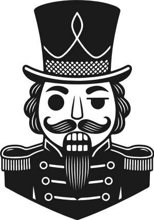 Toy Soldier Christmas Nutcracker Free SVG File – Nutcracker clipart image