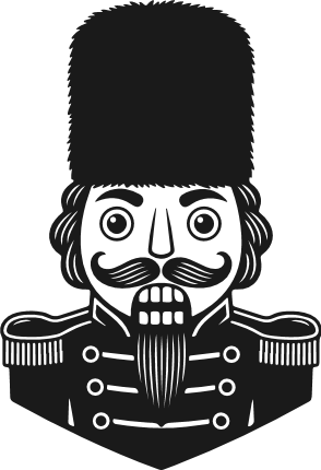 Toy Soldier Nutcracker Free SVG File – Christmas Nutcracker clipart image