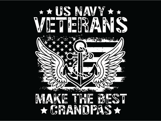 US Navy Veterans Make the Best Grandpas Free SVG File for Members – tshirt design