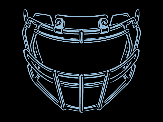 American Football Helmet Facemask Free SVG File for Members – sports helmet clipart