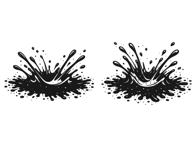 Water Splash silhouette Free SVG File for Members – paint splatter clipart