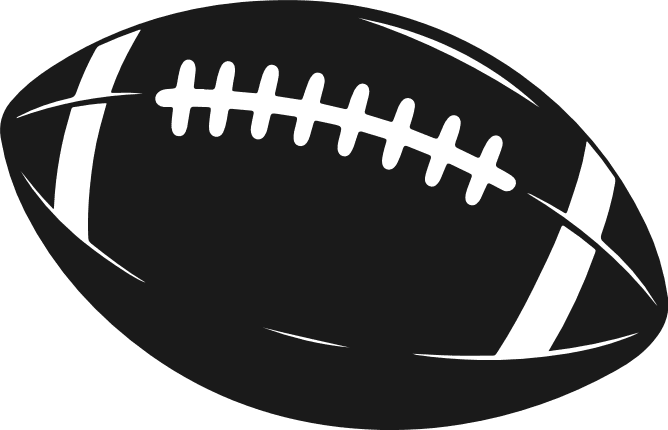 American Football ball silhouette Free SVG File – Football Clipart