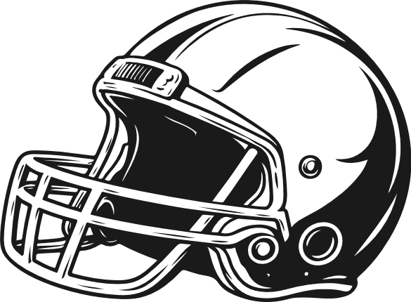 American Football Helmet Free SVG File for Members – sports helmet clipart