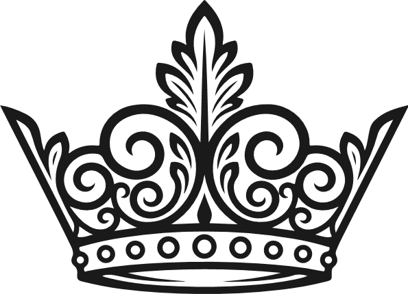 Ornate Royal Crown Free SVG File for Members – king crown clipart
