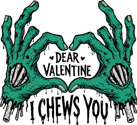 Dear Valentine, I Chews You Free SVG File for Members – funny valentines day quote