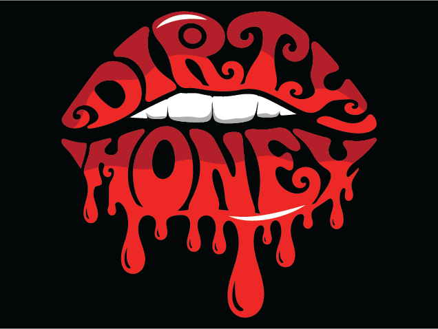 Dirty Honey, drippy lips Free SVG File for Members – trendy tshirt design