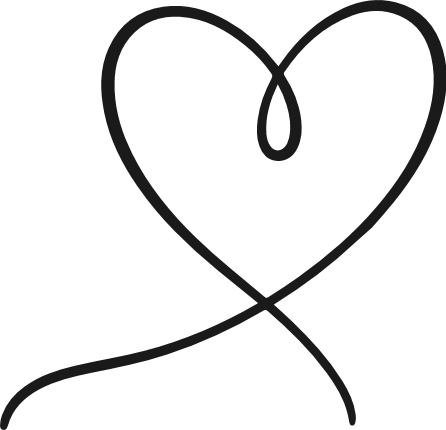 Fancy Doodle Heart outline Free SVG File for Members – hand drawn heart clipart