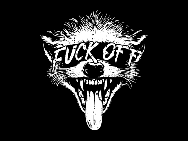 Fuck Off Raccoon Free SVG File for Members – Sarcastic hoodie design