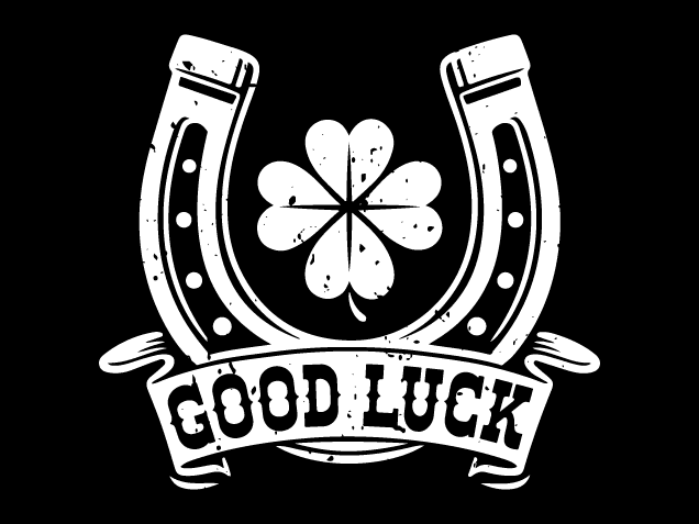 Good Luck, horseshoe Free SVG File for Members – St Patrick’s day tshirt design