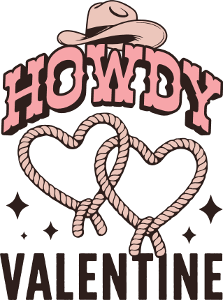 Howdy Valentine Free SVG File for Members – Western Valentine design