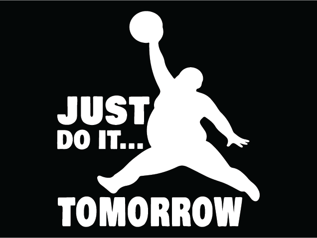 Just Do It Tomorrow Free SVG File for Members – funny sayings