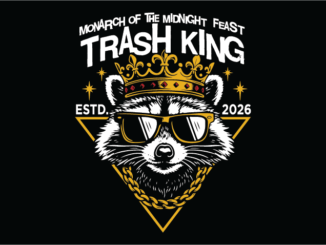 Monarch of the Midnight Feast trash king Free SVG File for Members – funny hoodie design