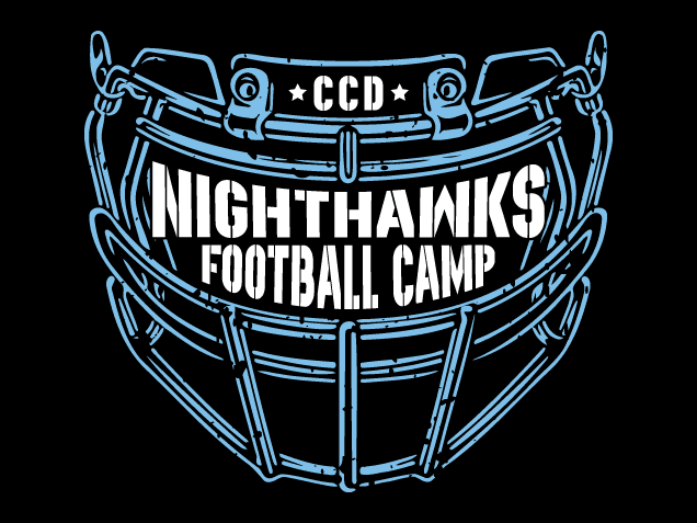 CCD Nighthawks Football Camp Free SVG File for Members – football mascot, tshirt design