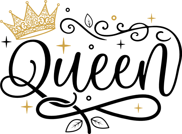 Queen sign Free SVG File for Members – cup or mug design