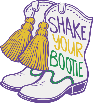 Shake Your Bootie Free SVG File for Members – funny cowboy boots design