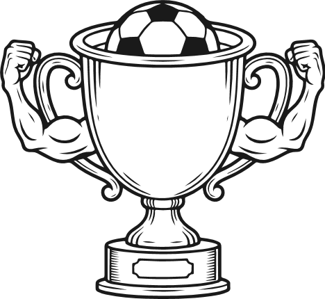 Soccer Muscle Trophy Free SVG File for Members – soccer clipart image