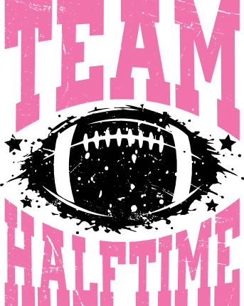 Team Halftime Free SVG File for Members – football tshirt design