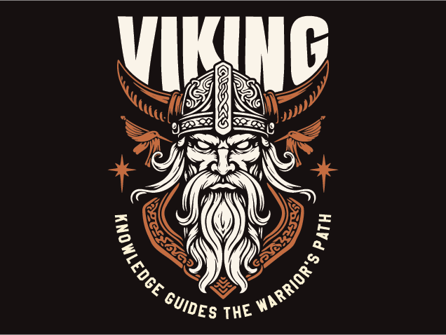 Viking Knowledge Guides The Warrior’s Path SVG design for tshirt - Free SVG File for Members