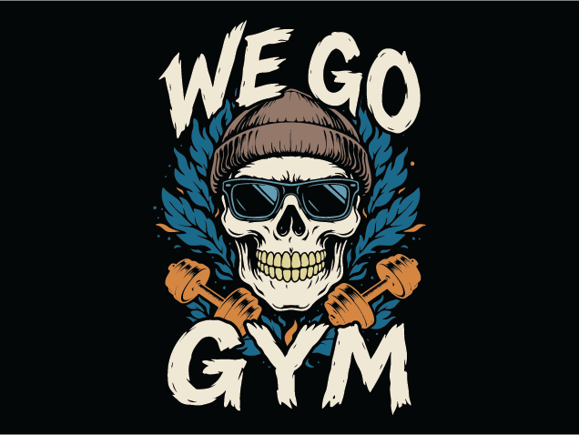 We Go Gym Free SVG File for Members – funny gym tshirt design