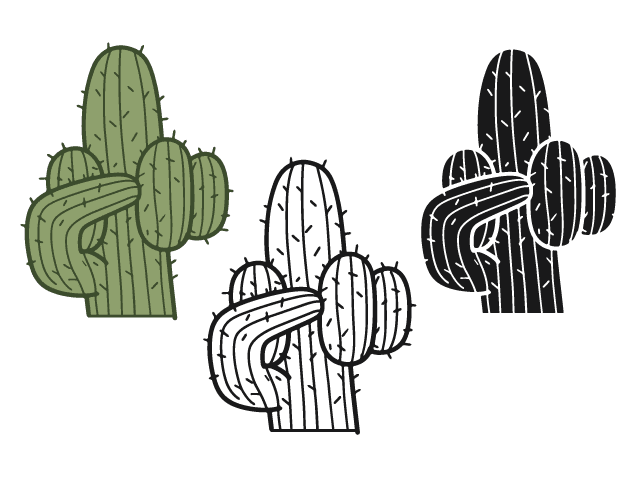 Cactus Illustration Free SVG File for Members – Desert Plant clipart image
