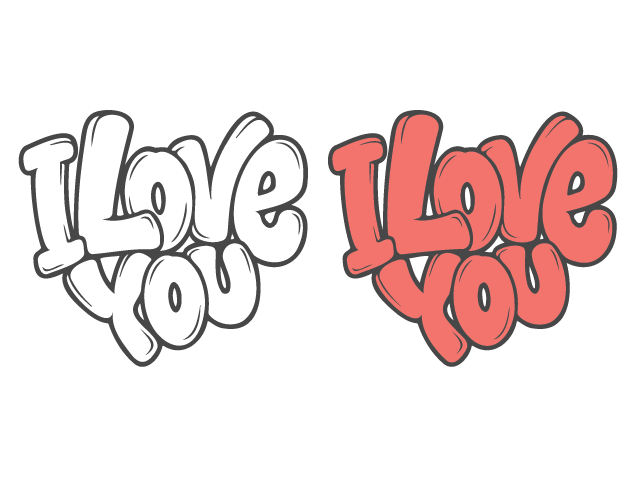 I Love You Free SVG File for Members – Valentine’s day, romantic gift