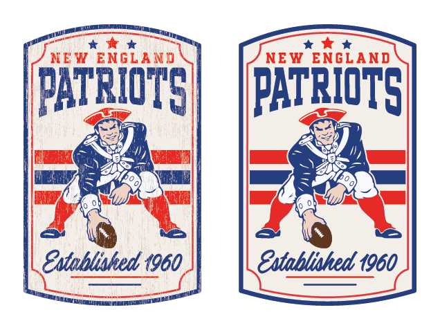 New England Patriots, est 1960 Free SVG File for Members – football mascot design