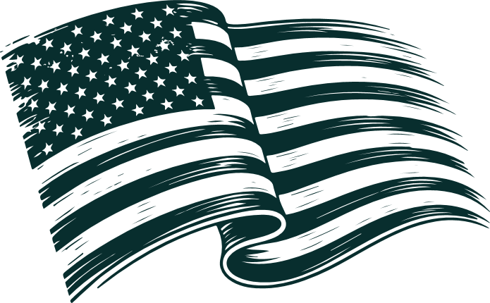 Grunge Waving USA Flag Free SVG File for Members - 4th of july, American Flag clipart