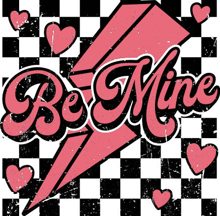 Be Mine Free SVG File for Members – Romantic Valentine's Quote