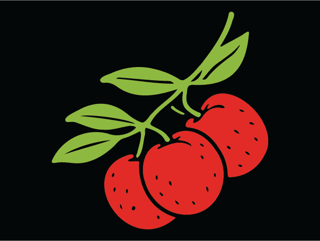 Red Berries Free SVG File – Fruit clipart image