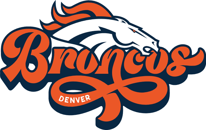 Denver Broncos sign Free SVG File for Members – Football fan tshirt design