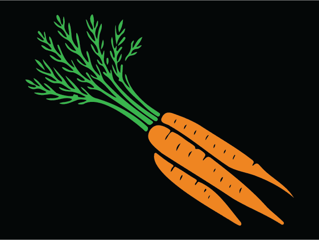 Carrots Free SVG File – Easter garden vegetable clipart