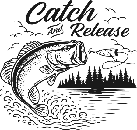 Catch And Release SVG design for tshirt - Free SVG File for Members