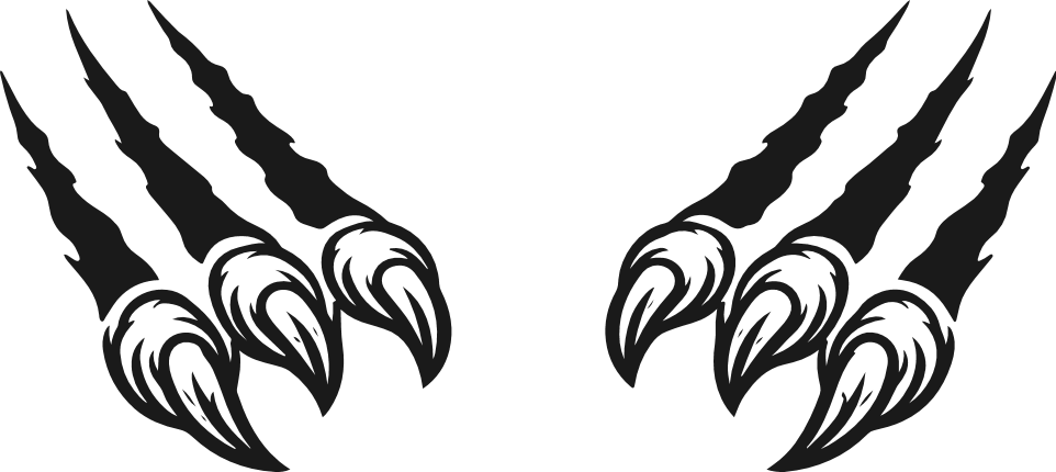 Wild Claw Scratches Free SVG File for Members – Fierce Animal Scratches clipart