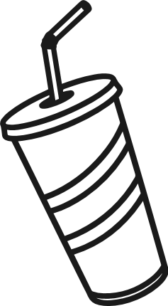 Coffee Cup Free SVG File – Cafe decor, coffee clipart image