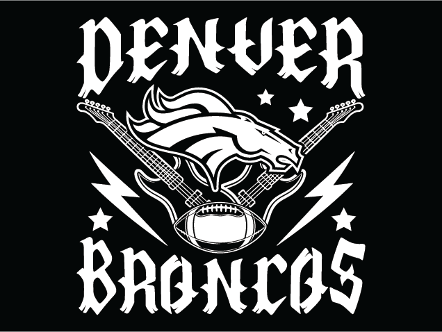 Denver Broncos sign Free SVG File – football fan tshirt design