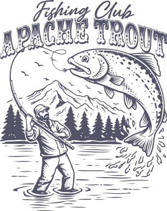 Fishing Club Apache Trout Free SVG File for Members – fishing tshirt design