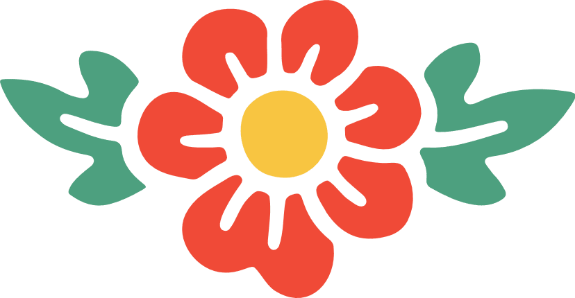 Decorative Flower Border Free SVG File – Floral clipart image