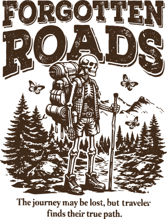 Forgotten Roads Free SVG File for Members – traveler tshirt design