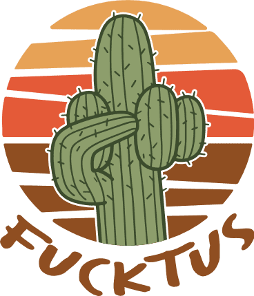 Fucktus sign Free SVG File for Members – Funny Cactus Quote