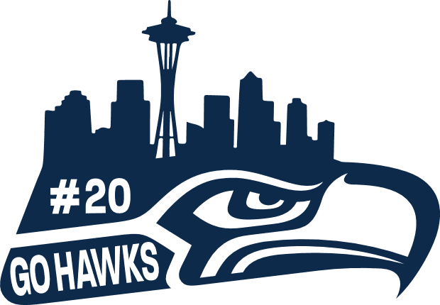 Go Hawks Free SVG File for Members – Personalized Football Fan tshirt design